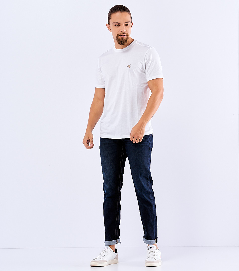 640c020 Camiseta Basica U Mc Chevignon 112163 BL