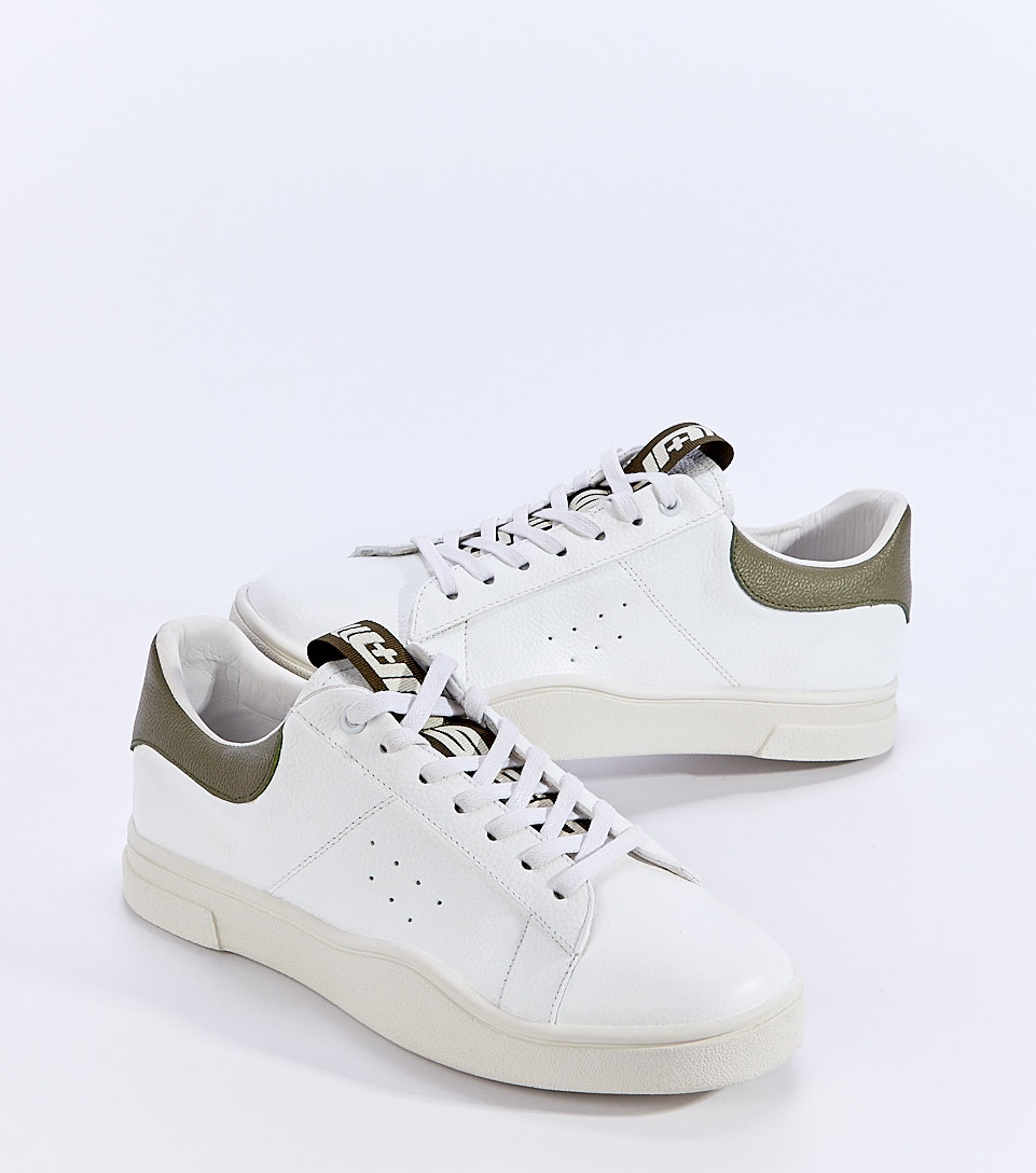 Dainner Para Hombre Tenis Unicolor Con Tira De Texto En Lengua Unser 826942 BL