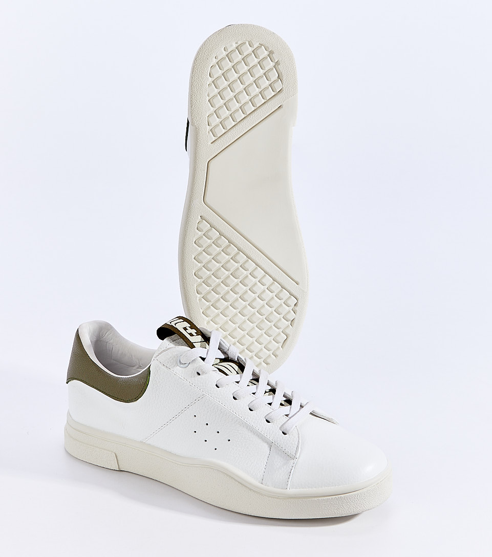Dainner Para Hombre Tenis Unicolor Con Tira De Texto En Lengua Unser 826942 BL