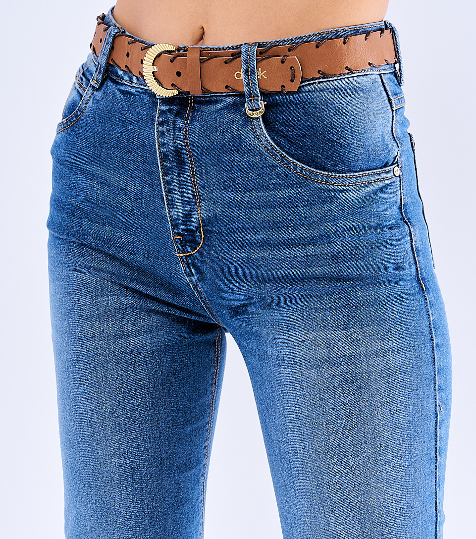 Jean Para Mujer Bota Straight Con Proceso Praga Artemisa Derek 827766 AZ