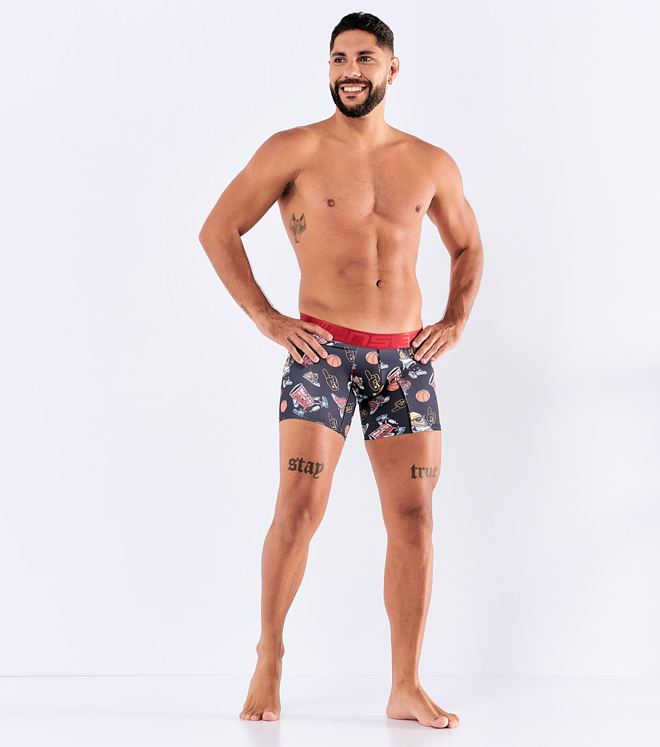 Gael Boxer Bipack Con Estampado Y Elastico Unser 828767 NG