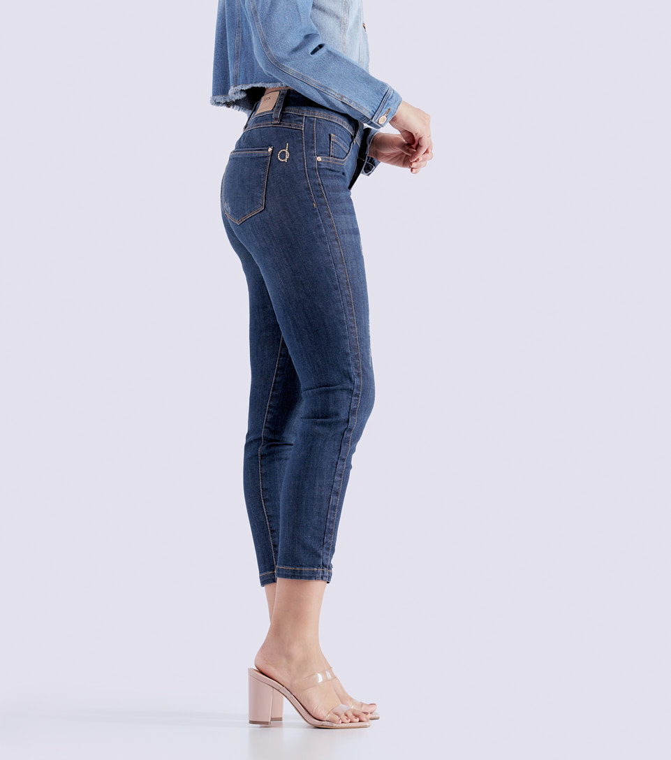Jean Para Mujer Skinny Con Corte En Costados Barcelona Irina Derek 821317 AZ
