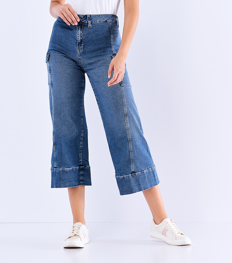 Jean Para Mujer Tipo Culotte Con Bolsillos Praga Bonnie Derek 827844 AZ