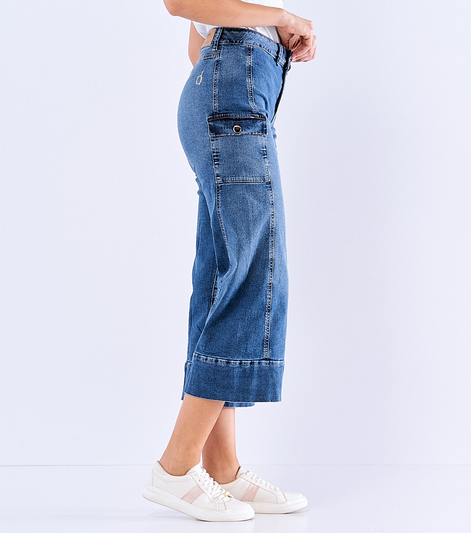 Jean Para Mujer Tipo Culotte Con Bolsillos Praga Bonnie Derek 827844 AZ