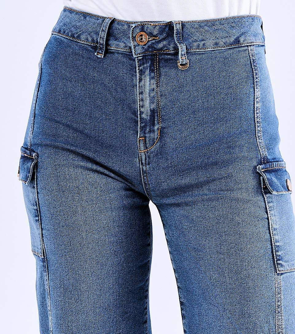 Jean Para Mujer Tipo Culotte Con Bolsillos Praga Bonnie Derek 827844 AZ