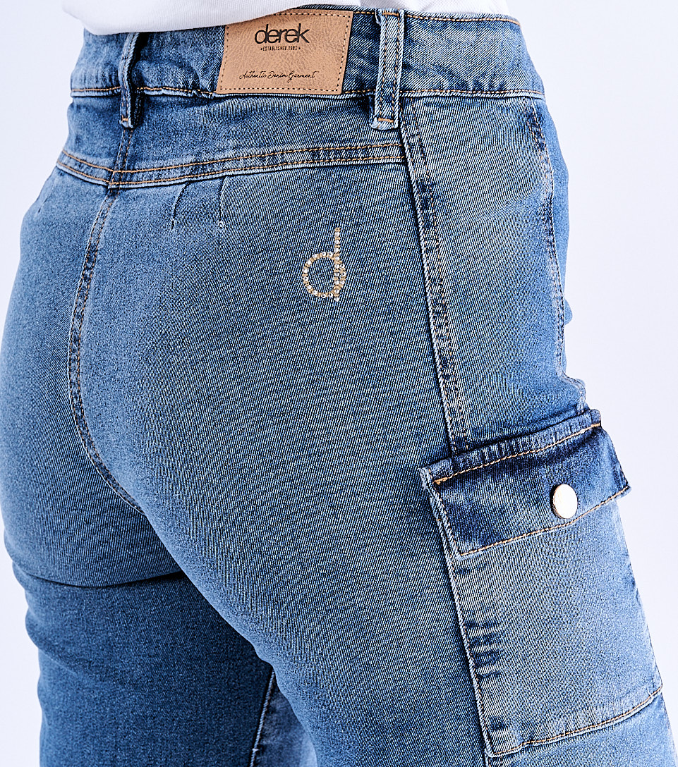 Jean Para Mujer Tipo Culotte Con Bolsillos Praga Bonnie Derek 827844 AZ