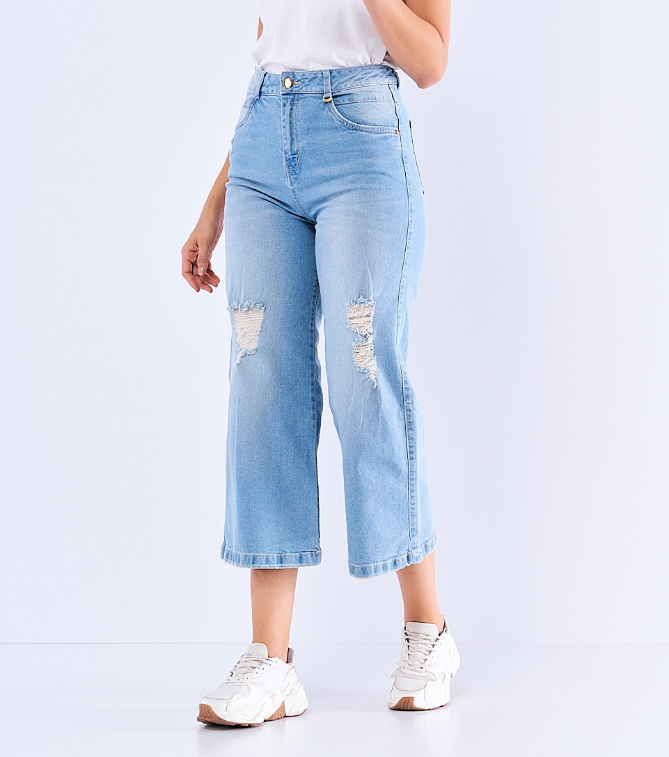 Jean Tipo Culotte Con Proceso Praga Rosalia Derek 827849 AZ