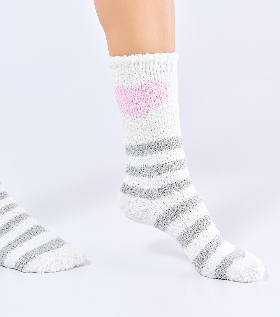 Media Para Mujer Larga Afelpada Combinada Bipack Rut Derek 827467 CU