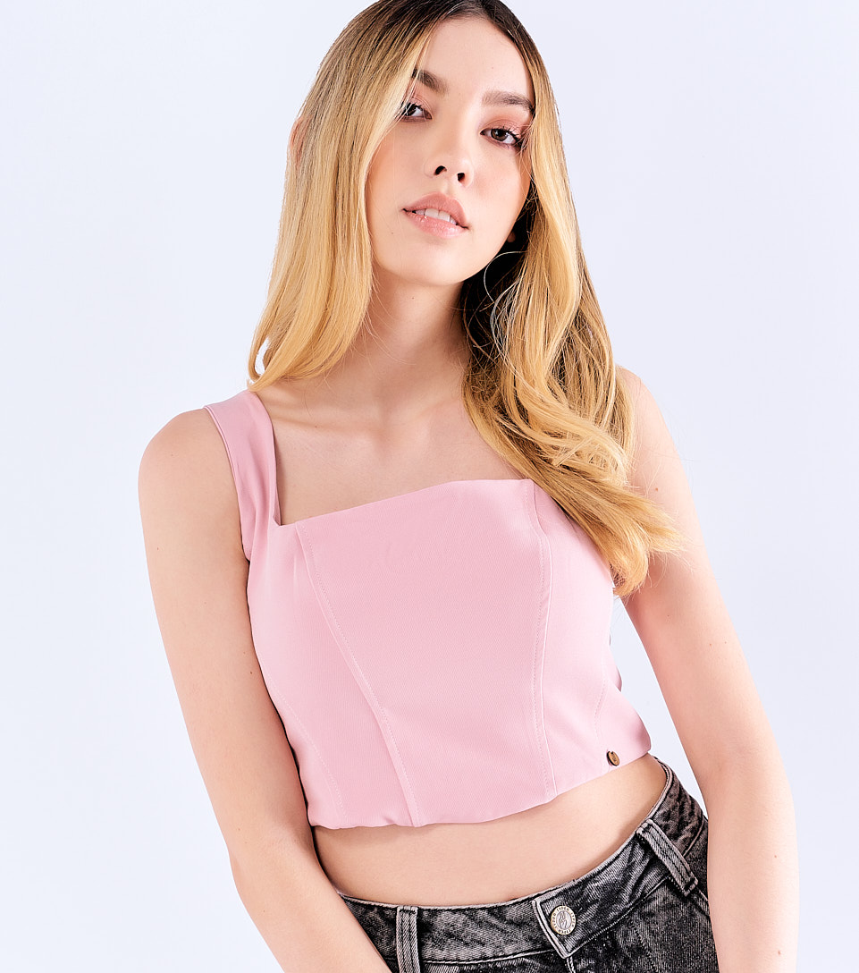 Silky Crop Top Silueta Corse TyperRS