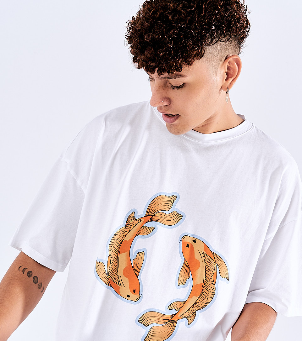 T Shirt Oversize Para Hombre Kenyu TyperBL