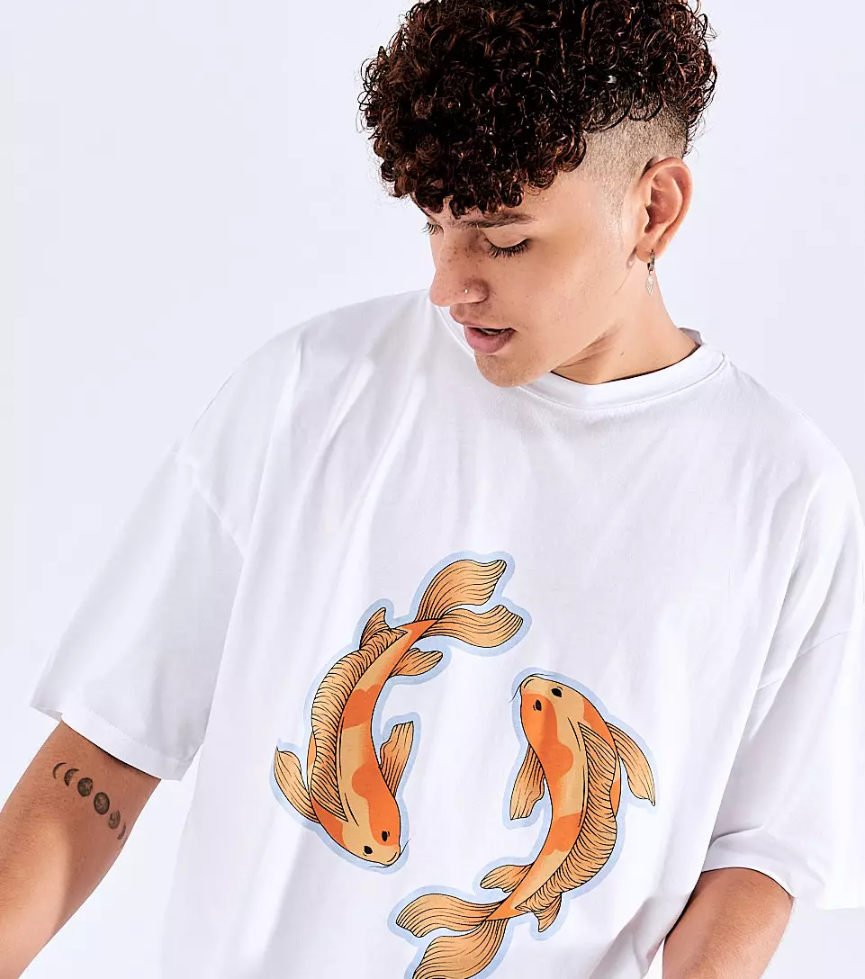 T Shirt Oversize Para Hombre Kenyu TyperBL