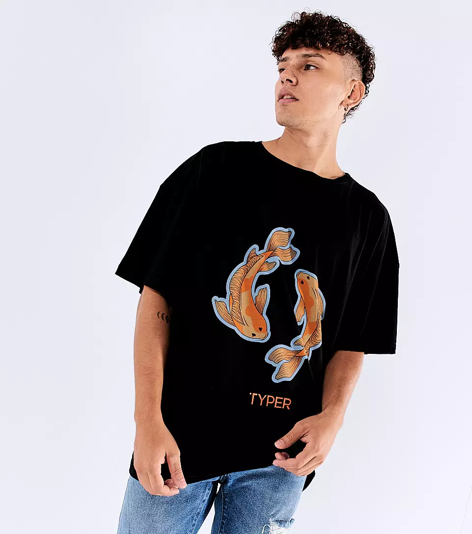T Shirt Oversize Para Hombre Kenyu TyperNG