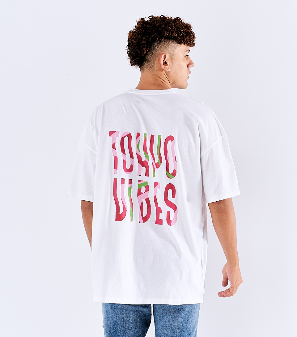 T Shirt Oversize Para Hombre Maik Typer 828956 BL