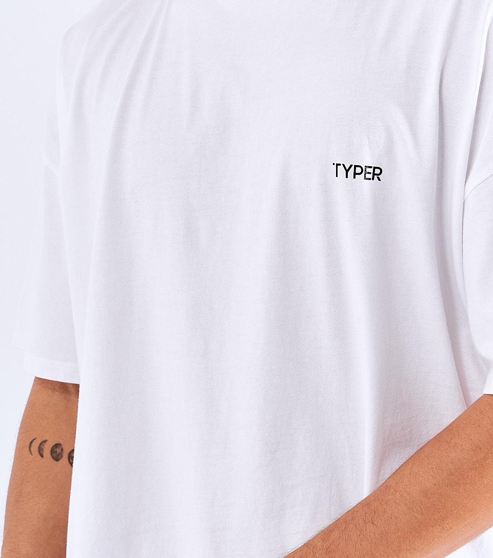T Shirt Oversize Para Hombre Maik Typer 828956 BL