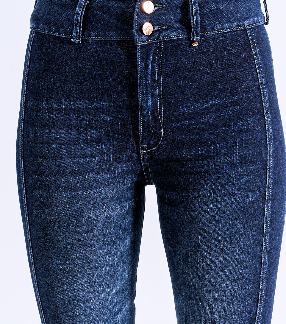 Jean Para Mujer Pull Up Bota Recta Con Cortes Praga Marian Derek 827959 AZ