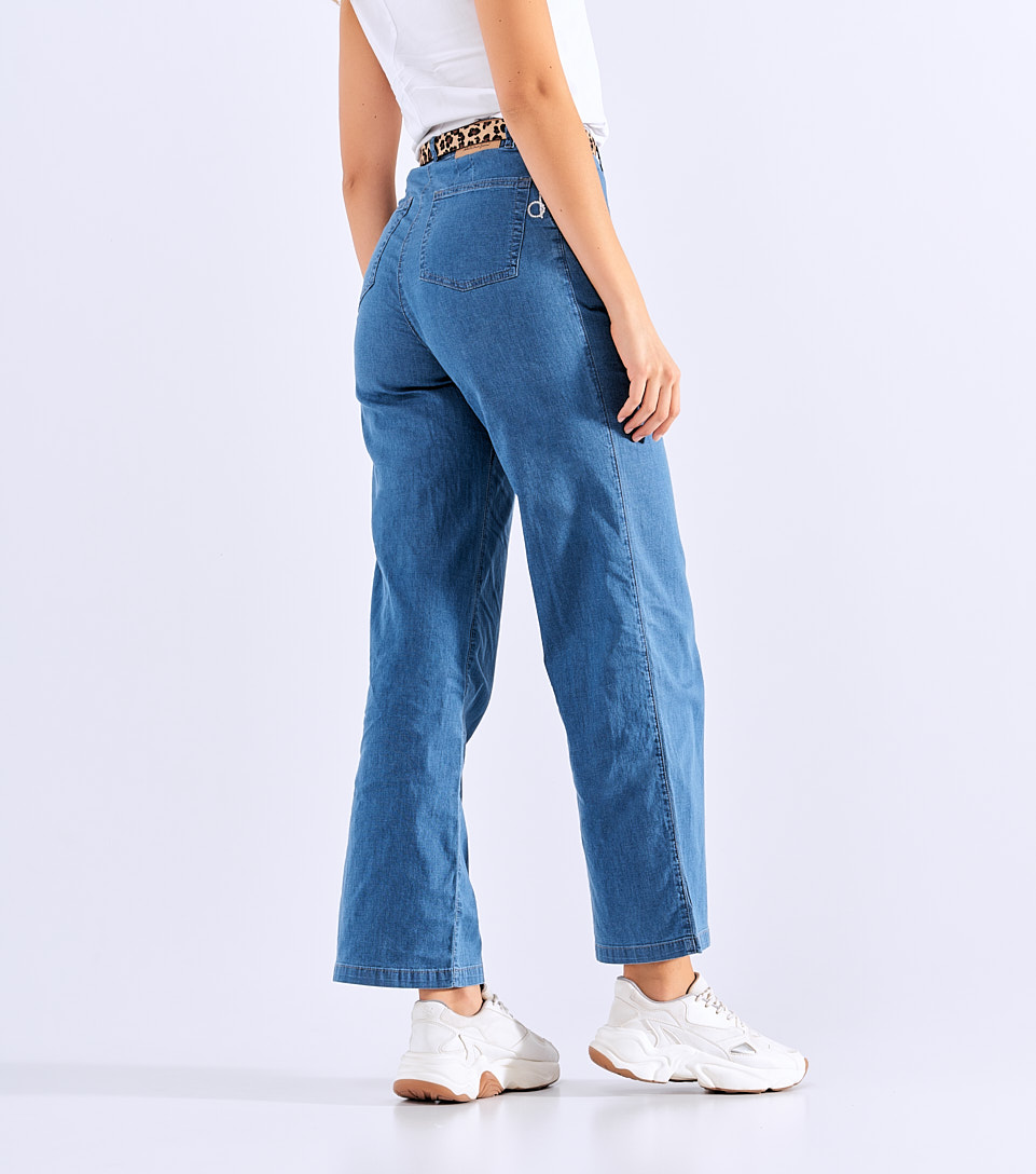 Jean Para Mujer Tipo Palazzo En Chambray Praga Audrina Derek 827952 AZ