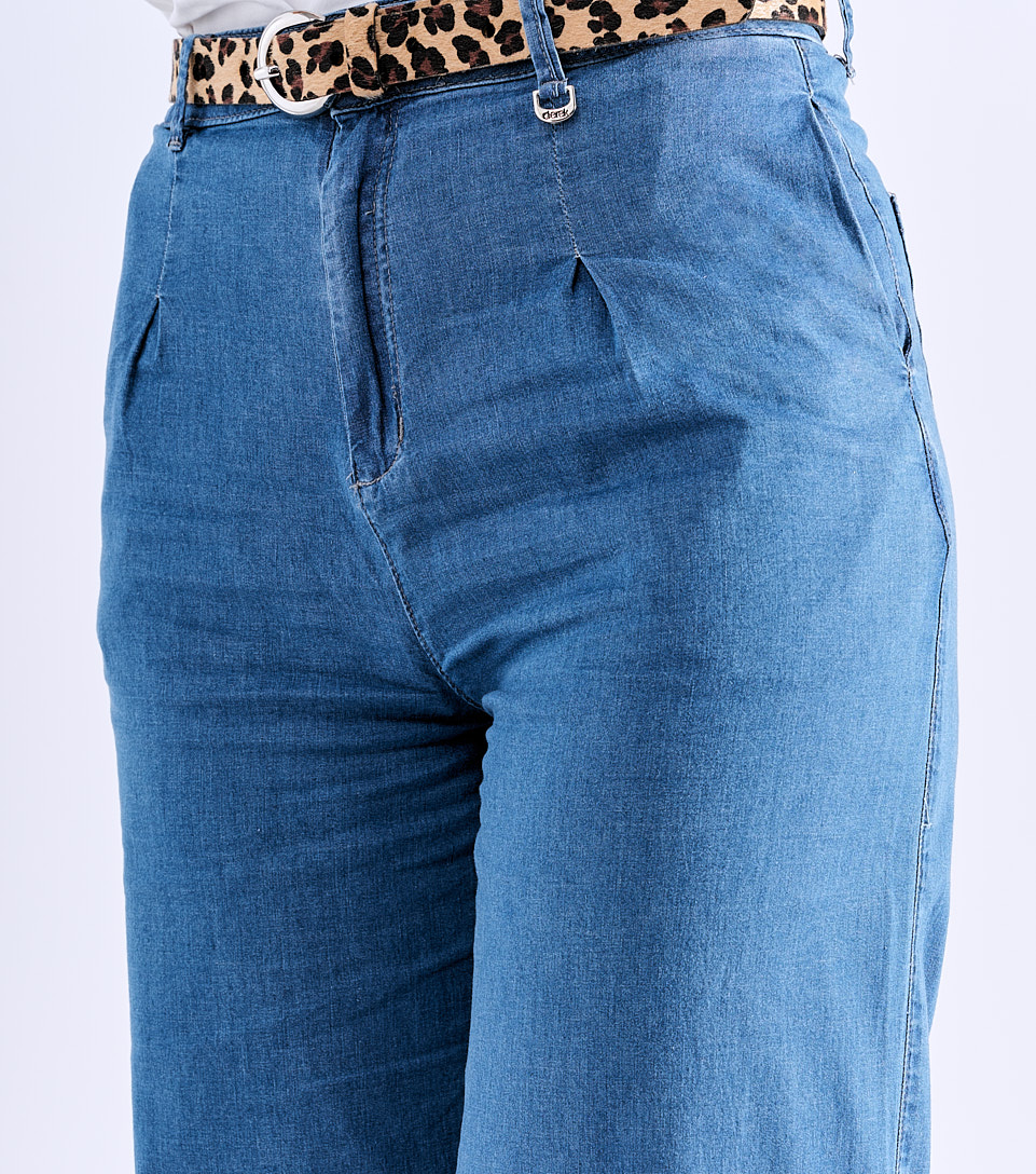 Jean Para Mujer Tipo Palazzo En Chambray Praga Audrina Derek 827952 AZ