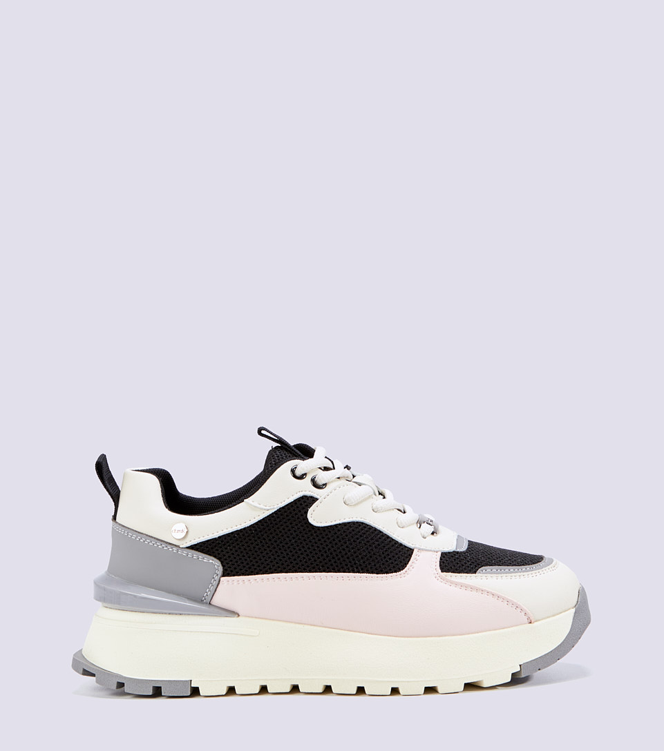Tenis Para Mujer Suela Alta Derek 828167 NG