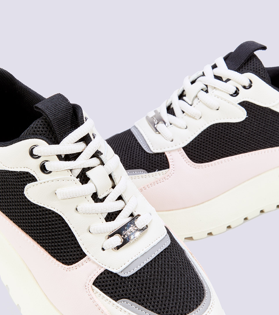 Tenis Para Mujer Suela Alta Derek 828167 NG