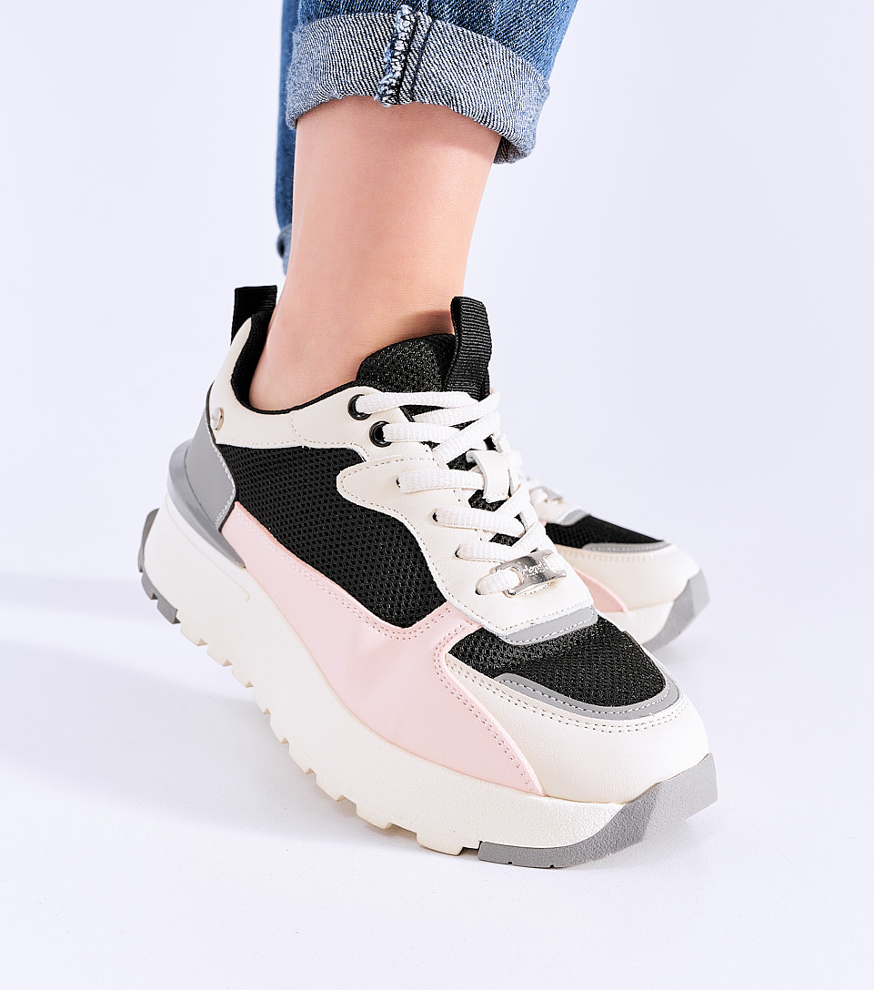 Tenis Para Mujer Suela Alta Derek 828167 NG