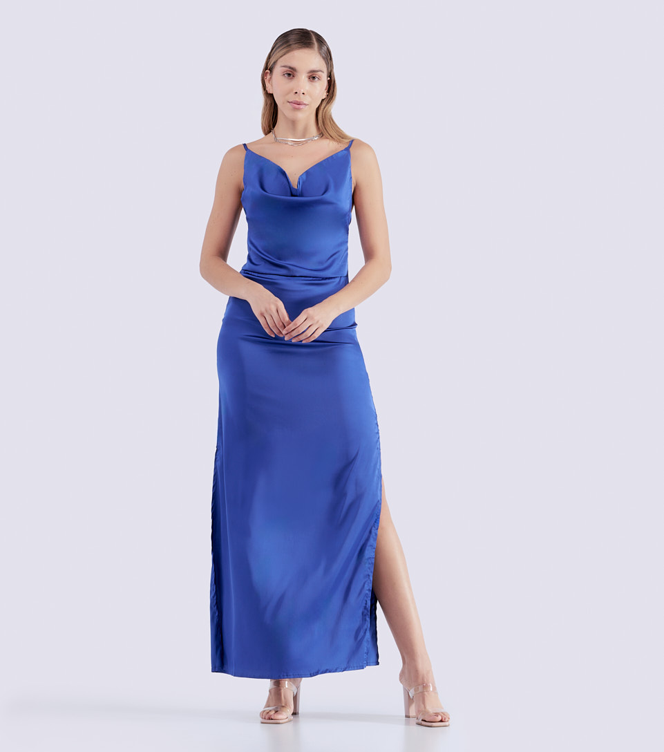 Vestido Para Mujer Carolina Drapeado Derek 824521 AZ
