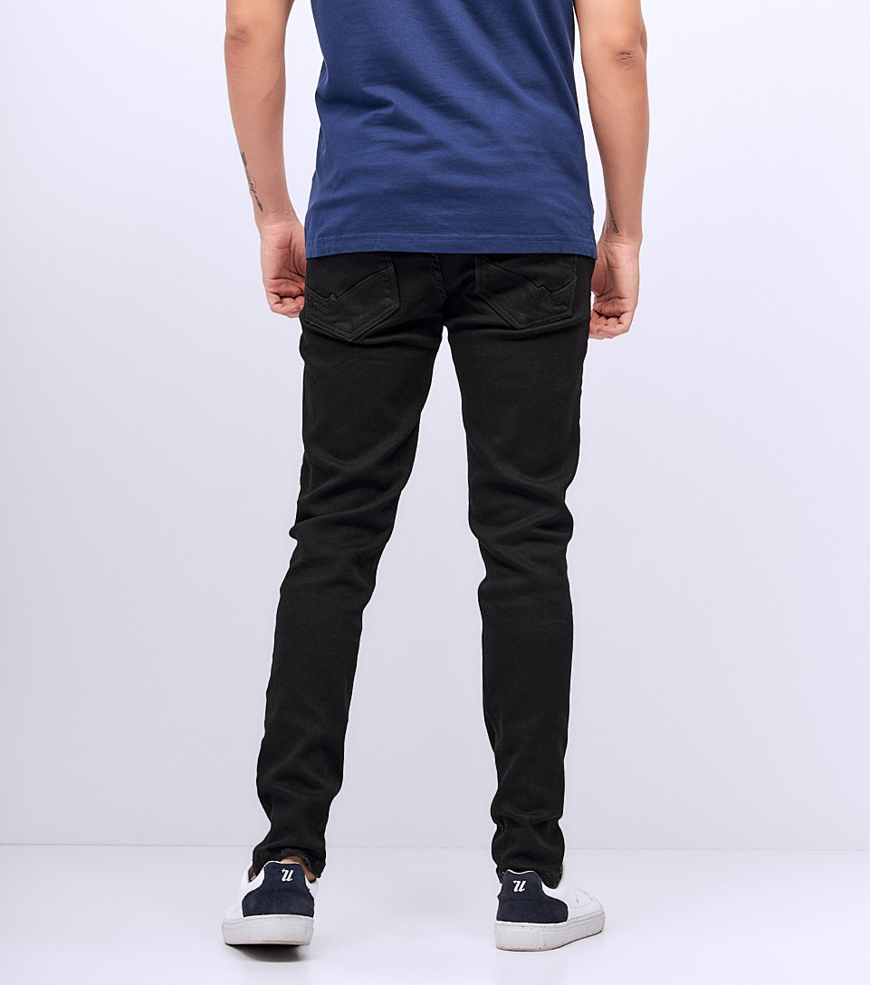 Jean Para Hombre Molderia Stell Con Proceso Oscuro Cinco Bolsillos Unser 828787 NG