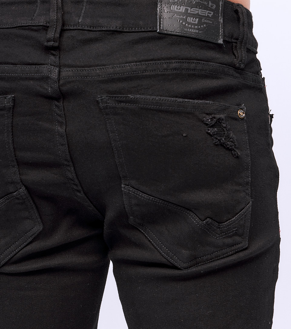 Jean Para Hombre Molderia Stell Con Proceso Oscuro Cinco Bolsillos Unser 828787 NG