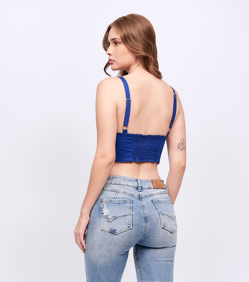 Blusa Para Mujer Corta De Tiras Unser 829490 AZ