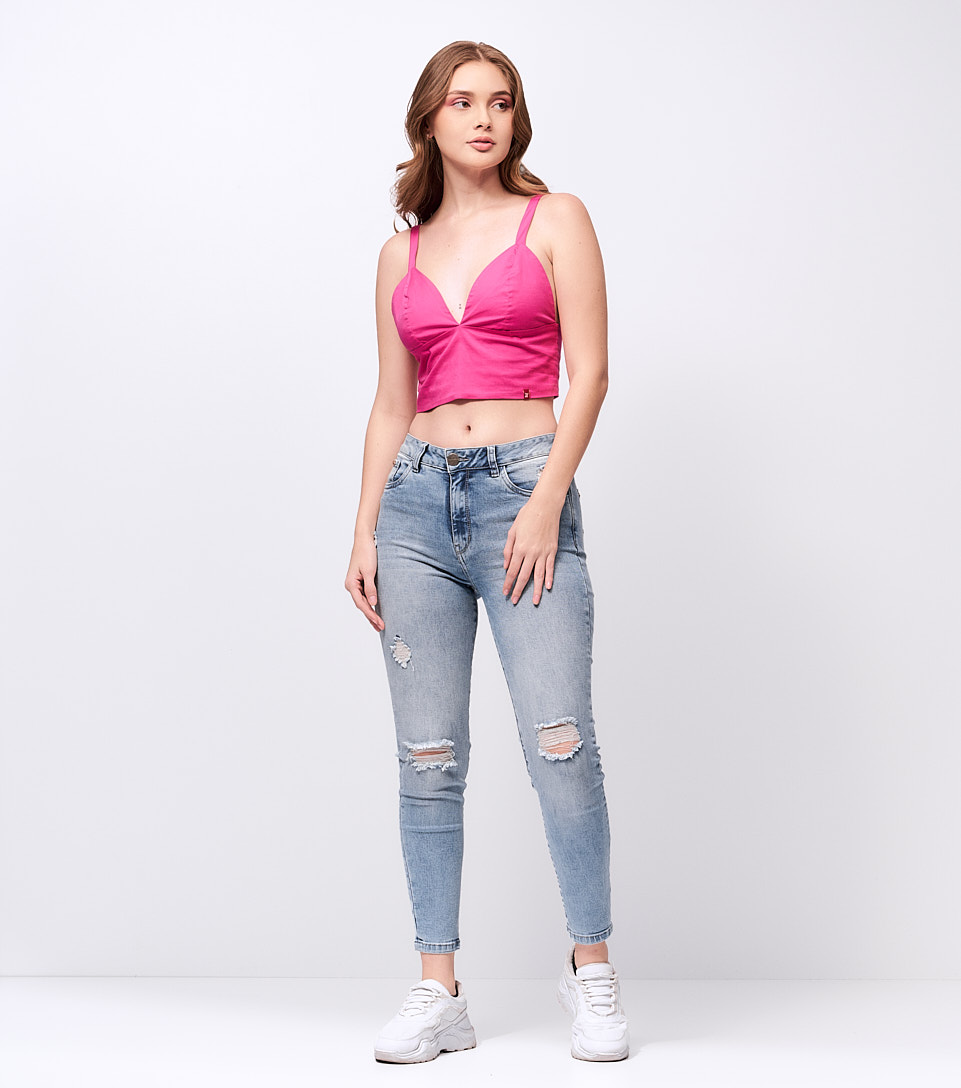Blusa Para Mujer Corta De Tiras Unser 829490 AZ