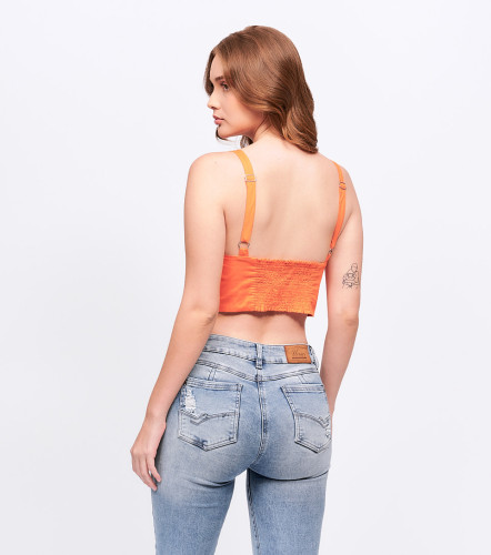Blusa Para Mujer Corta De Tiras UnserNJ