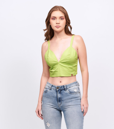 Blusa Para Mujer Corta De Tiras UnserVM