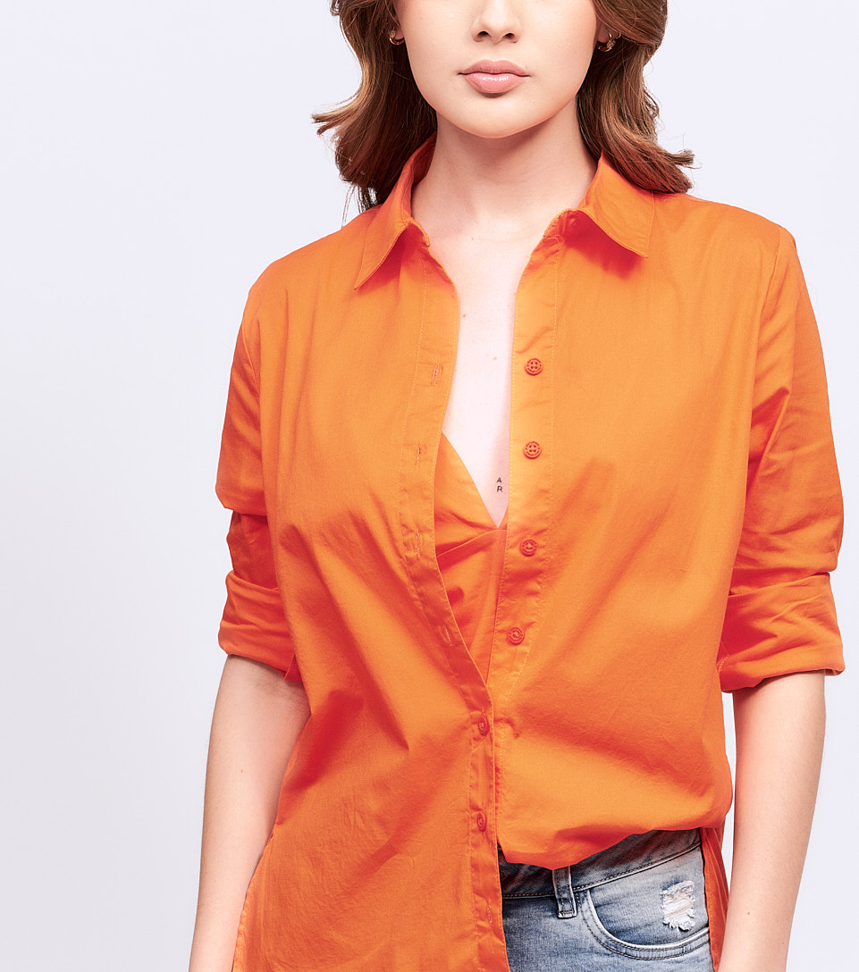 Blusa Para Mujer Camisera Oversize Manga Larga Unser 829491 BL