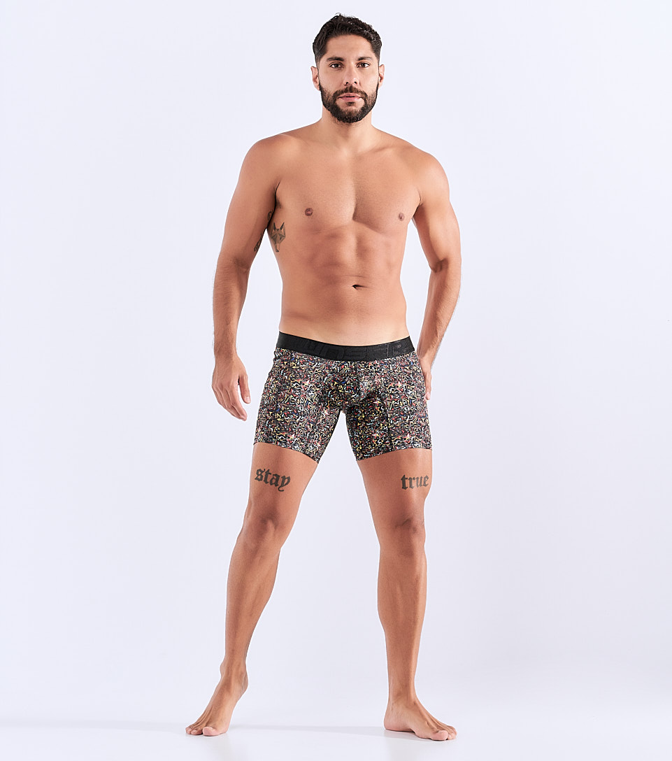 Boxer Para Hombre Bipack Combinado Con Elastico Marcado Texto Unser 829529 CU