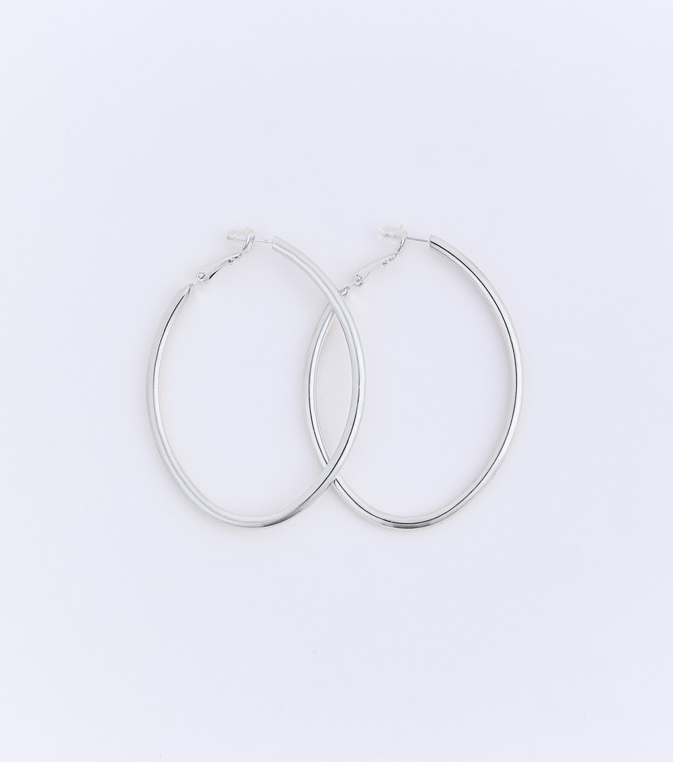 Candongas Ovaladas Unicolor Aro Liso DerekPT