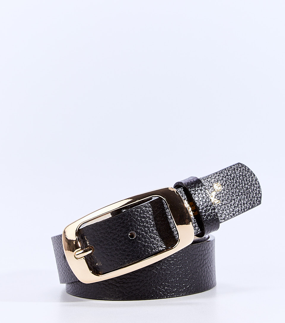 Correa Para Mujer En Cuero Unicolor Con Hebilla Nicole Derek 827436 NG
