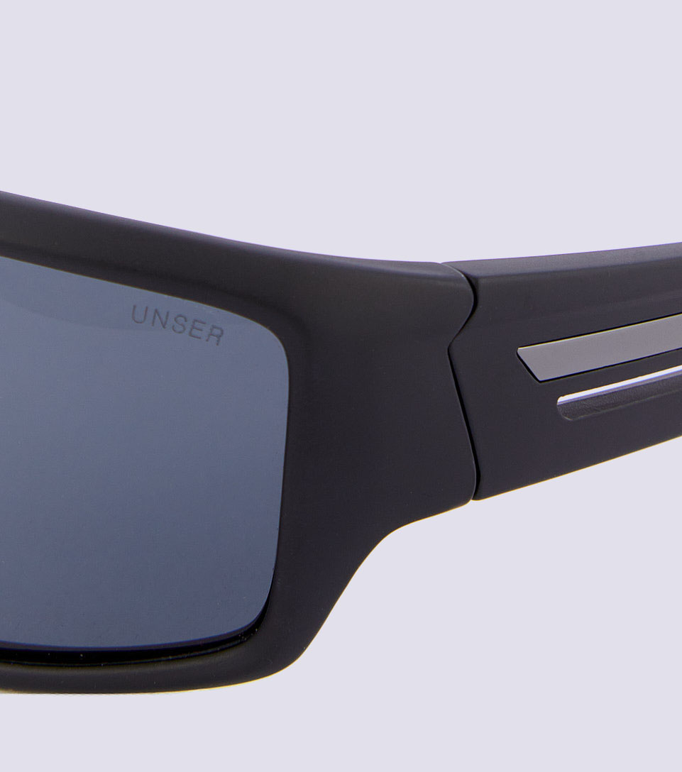 Gafas Dominic Polarizadas Cuadradas Con Estuche Unser 821152 GR