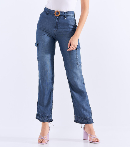 Jean Para Mujer Barcelona Coral DerekAZ
