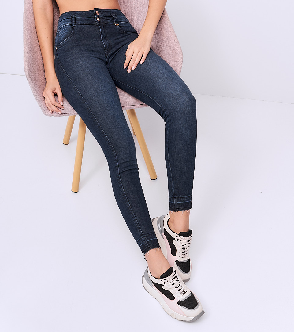 Jean Para Mujer Pull Up Bota Skinny Con Proceso Oscuro Praga Bora Derek 827857 AZ