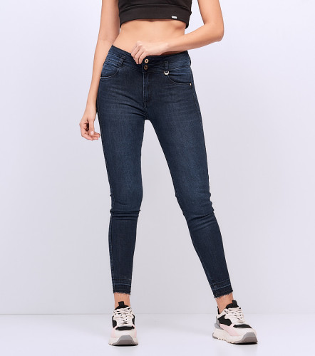 Jean Para Mujer Pull Up Bota Skinny Con Proceso Oscuro Praga Bora DerekAZ