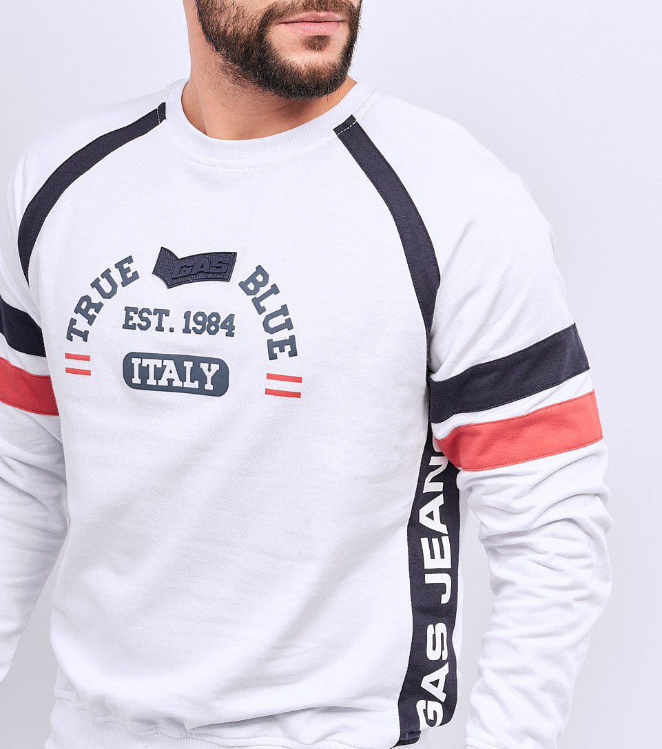 Swiss Buzo Estampado Masculino Gas 829453 BL