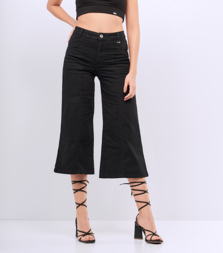 Jean Culotte Bota Amplia Unicolor Barcelona Selena DerekNG