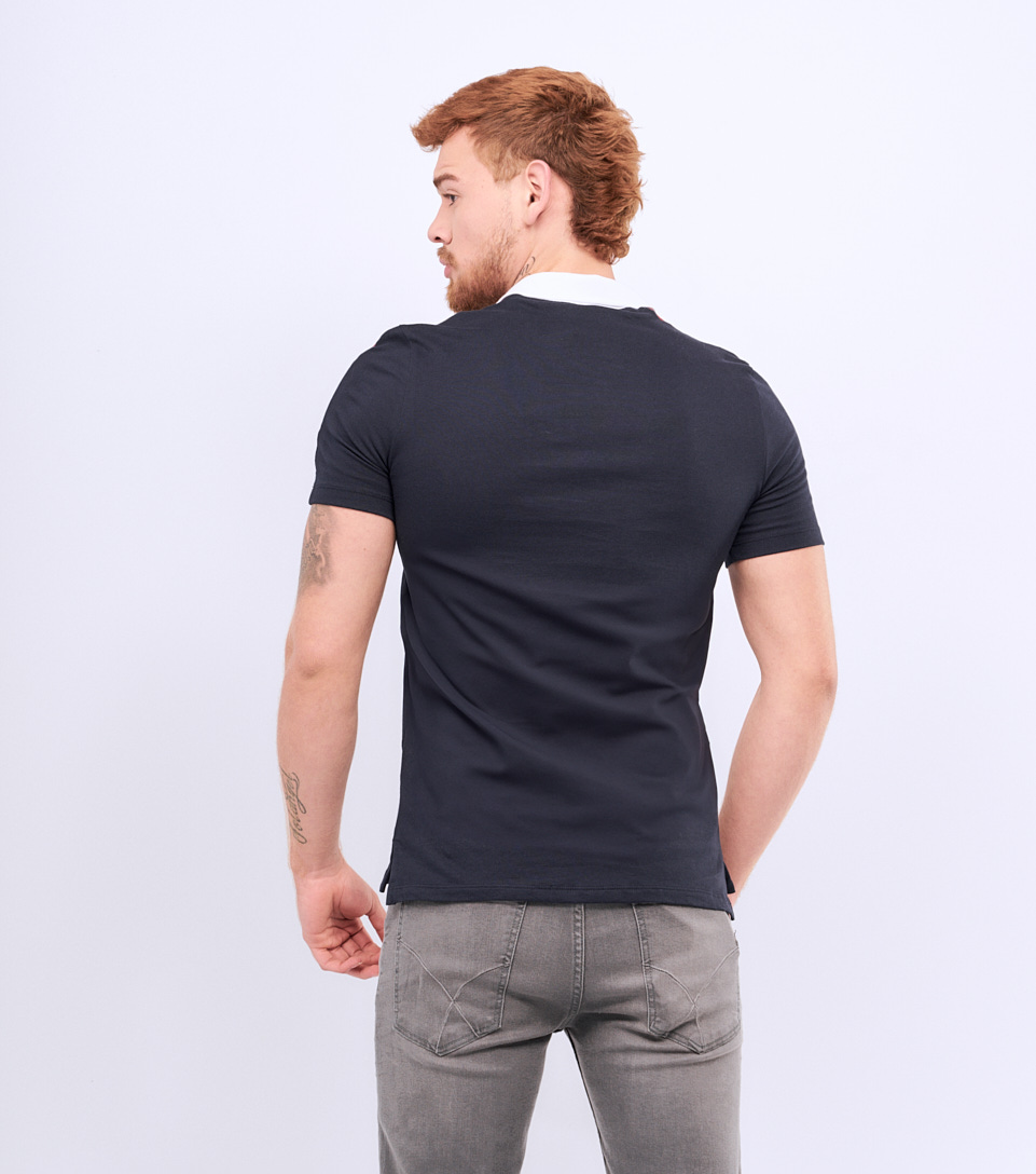 Cliff Polo Slim Fit Masculina Gas 829320 AO