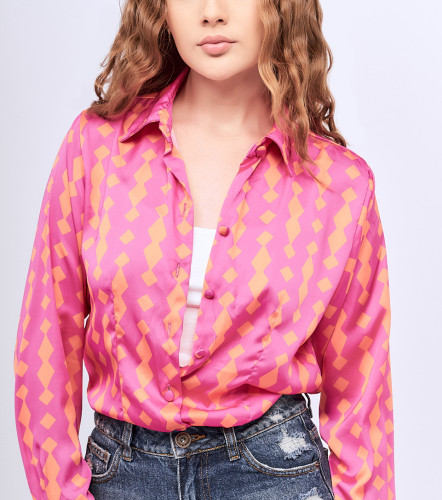 Blusa Para Mujer Camisera Manga Larga UnserFS
