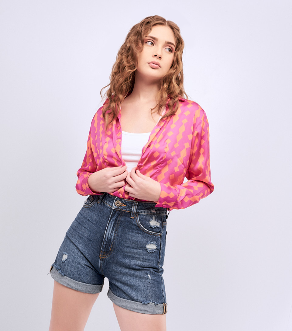 Blusa Para Mujer Camisera Manga Larga UnserFS
