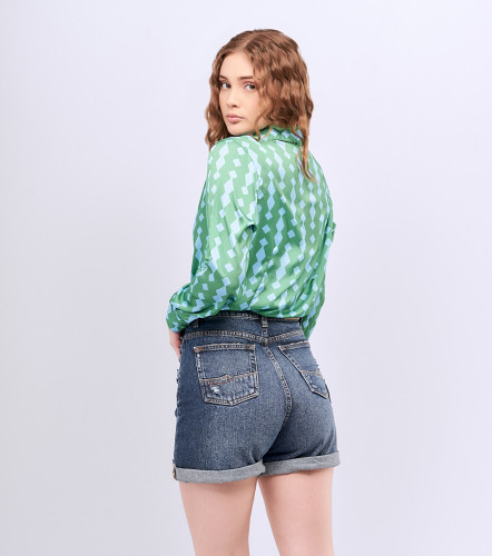Blusa Para Mujer Camisera Manga Larga UnserVD