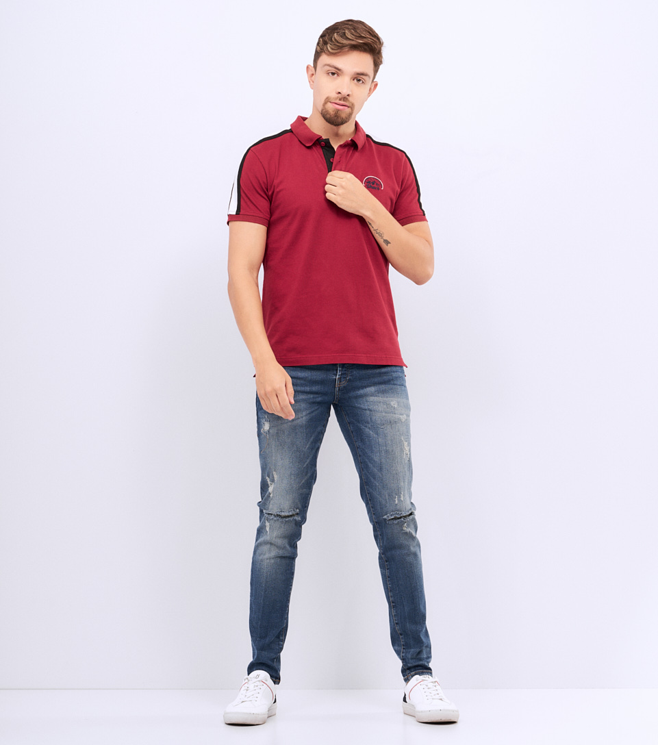 Jean Para Hombre Molderia Iron Con Proceso Medio Diseno En Relojero Unser 829550 AZ