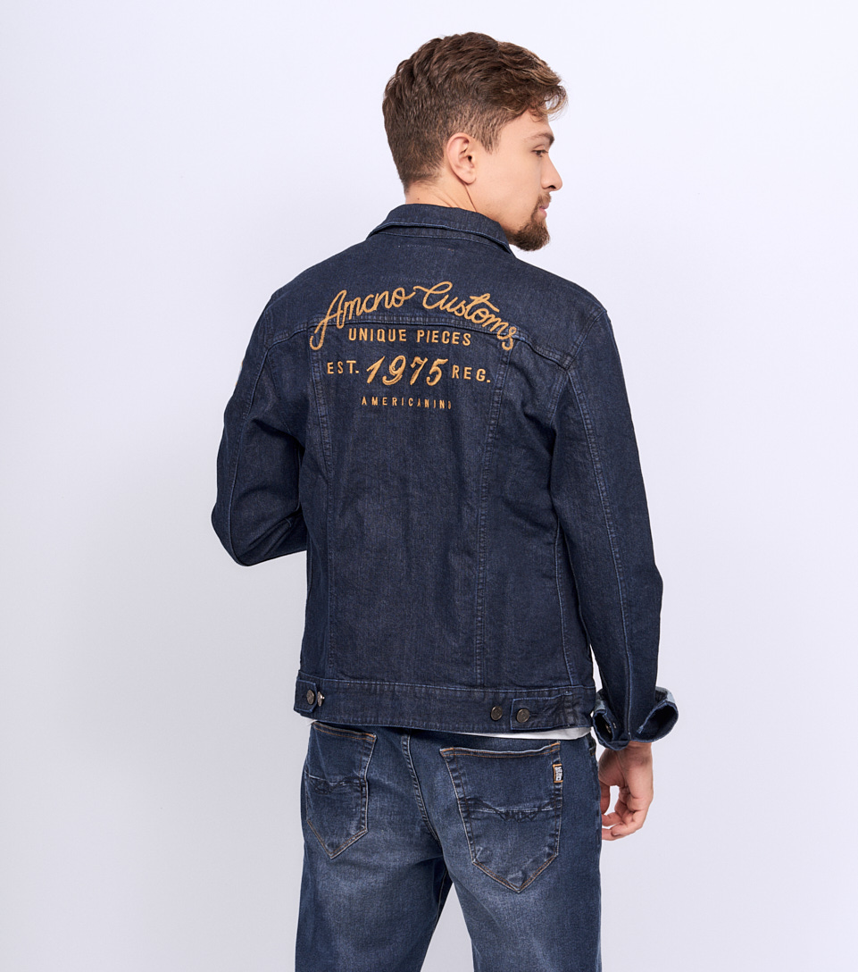 Chaqueta Americanino Trucker Tono Oscuro 122749 AZ