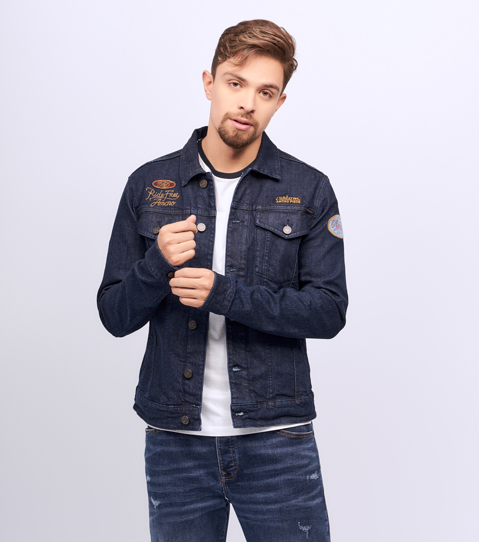 Chaqueta Americanino Trucker Tono Oscuro 122749 AZ