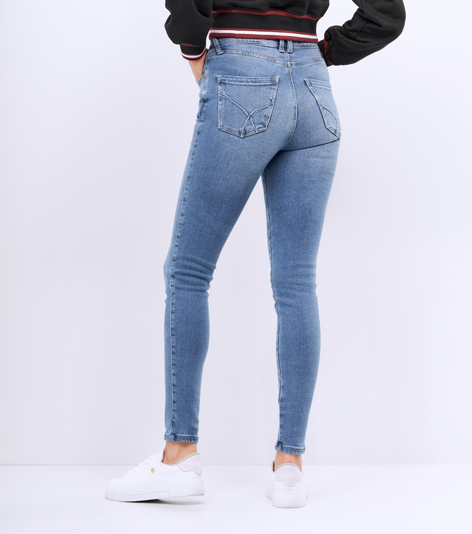 Ciara Jean Azul Claro Skinny Femenino Gas 829423 AZ
