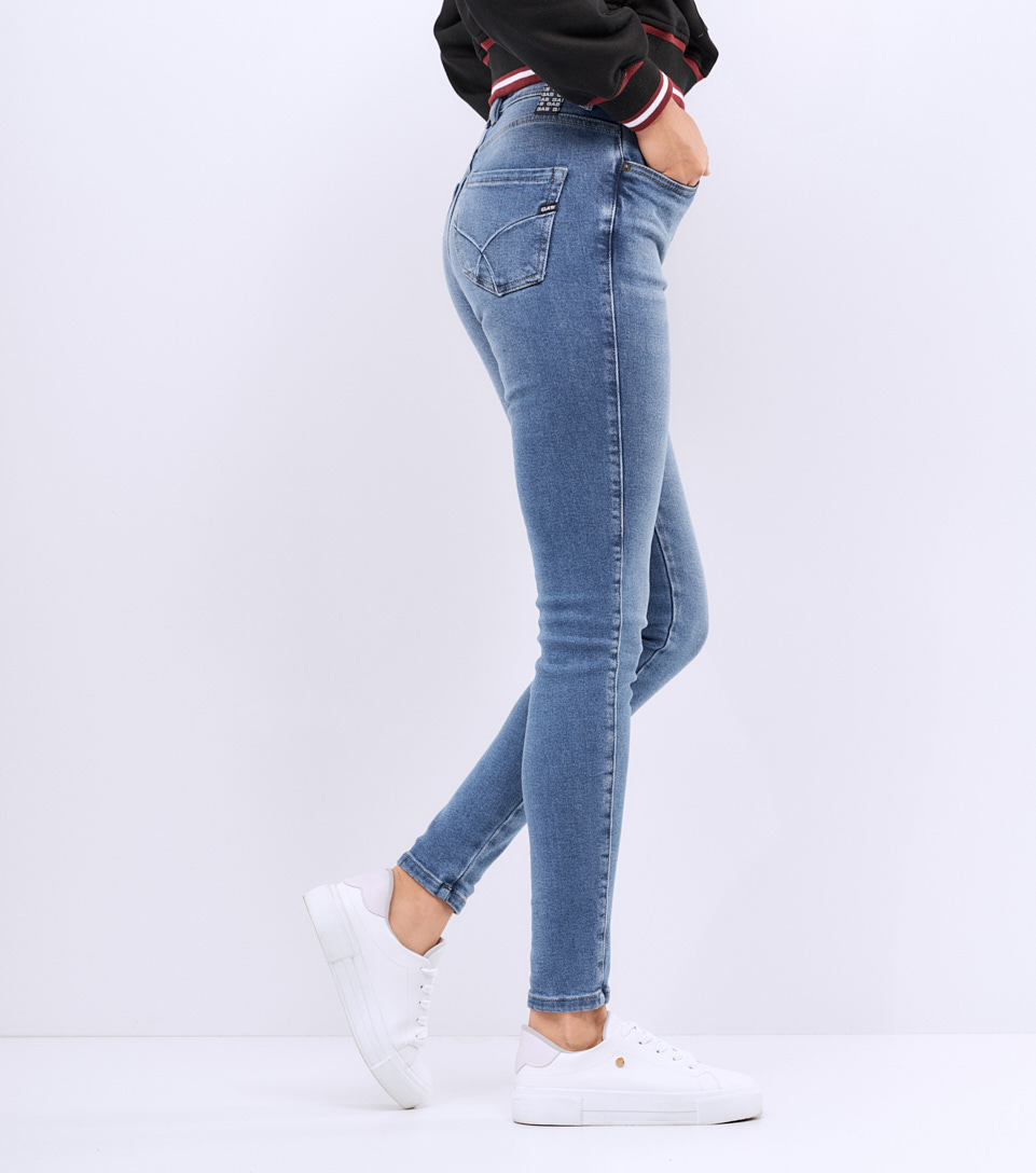 Ciara Jean Azul Claro Skinny Femenino Gas 829423 AZ